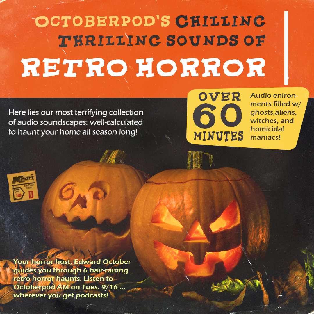 Coming to Octoberpod AM (wherever you get podcasts) and Octoberpod Home Video (on YouTube) tomorrow Tues 9/16!

Ft. promos for <a href="/Uy_Que_Horror/">¡UY QUE HORROR!</a> and <a href="/ClassiestWtches/">WitchesTalkingTarot</a> 

PLUS! Listen for a sneak preview of our 2025 Halloween Special: The Brides of Sleepy Hollow!