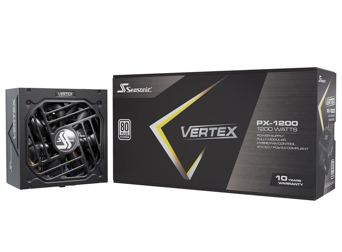 JerryTalksTech's tweet image. amzn.to/4gqJyVs
Seasonic Vertex PX 1200W – Real Talk Review
If you're building a high-performance PC and serious about quality, the Seasonic Vertex PX 1200W deserves your attention—but it might not be the no-brainer it seems at first glance.
facebook.com/share/p/16NUMZ…