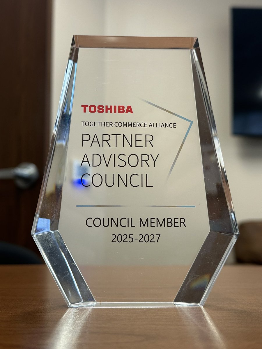 _SWatters_'s tweet image. Proud to continue my seat on the Toshiba Partner Advisory Council. @ToshibaCommerce @truno_tech