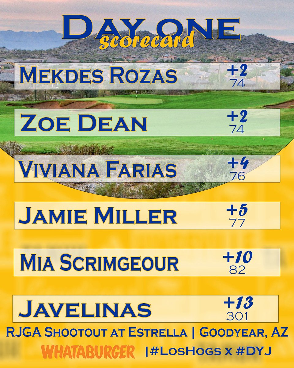 Day one✅

#LosHogs #DYJ