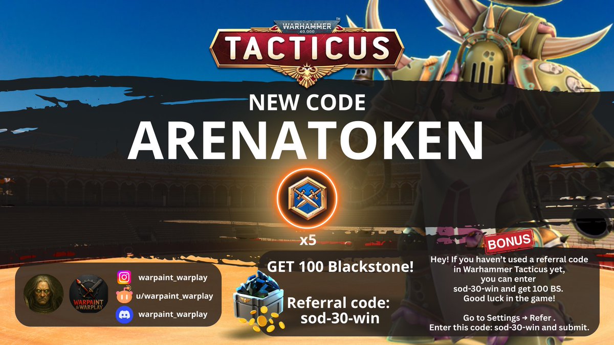 elhinaru's tweet photo. New Code (15.09.2025) Warhammer Tacticus #tacticuscodes #tacticusgame #tacticuscode #warhammertacticus https://t.co/EgQ0rGWzno