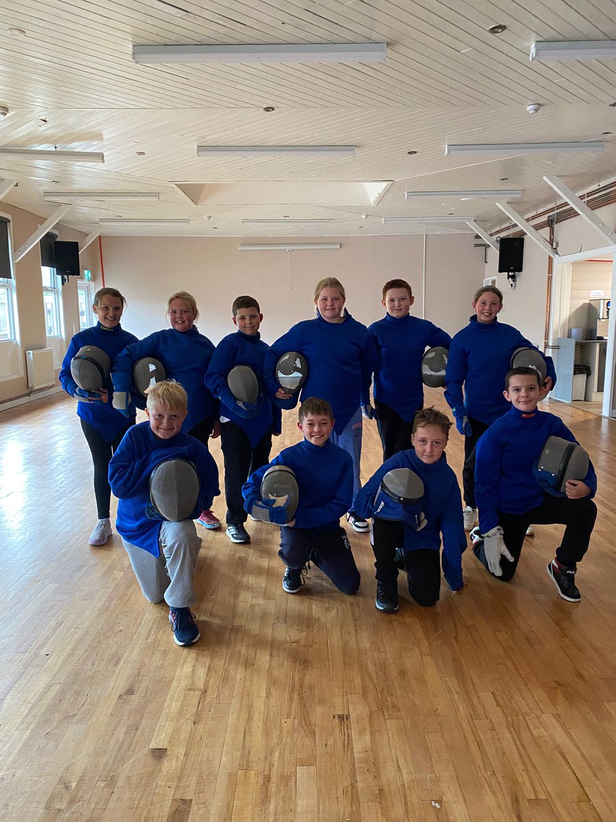 Group 2 had fun fencing today and showed excellent responsibility with the equipment.