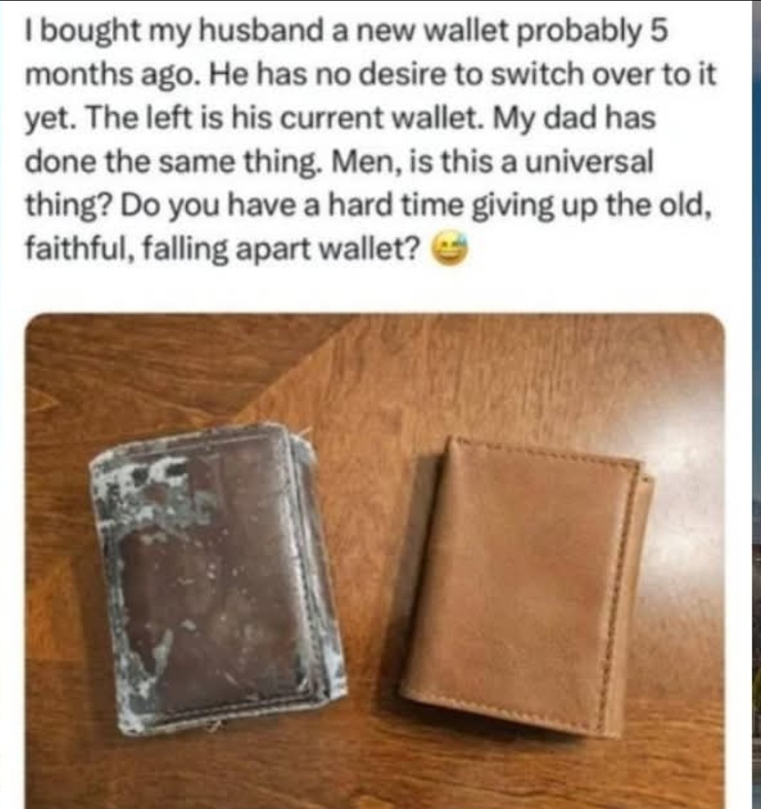 I feel it, i bought a handmade leather card clip when i was 22 and still use it.  I thought i lost it a couple of times and was more worried about the clip than the cards 😅