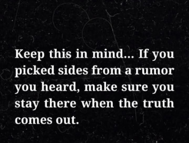 CookieKL's tweet image. Don't #assume anything 
Go to the source... Ignore the #rumors... 
🤥🤥🤥👇👇👇👇👇😡
