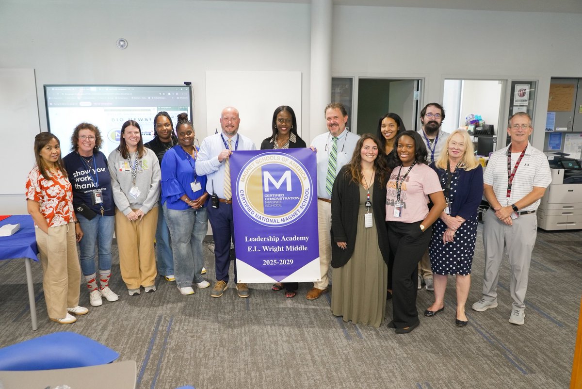RichlandTwo's tweet photo. 🌟 Congratulations to @ELWMS - Leadership Academy at Wright (LAW) on their Nationally Certified-Demonstration Magnet School recognition! #ExploreR2Magnets
More information 🔗: https://t.co/wuRBfERymx https://t.co/aTwxcDzBed