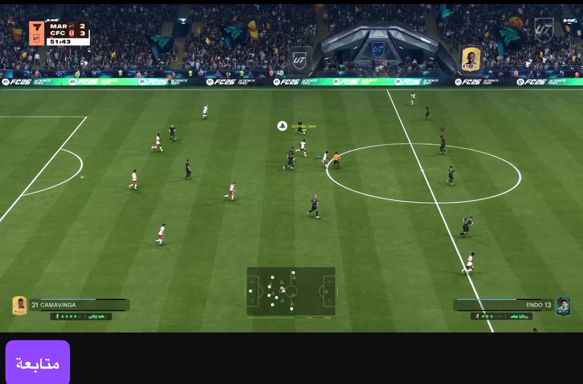 فيه شخص قاعد يبث FC26 على تويتش الحين 🤯🔥

• رابط البث :- twitch.tv/grandsons7