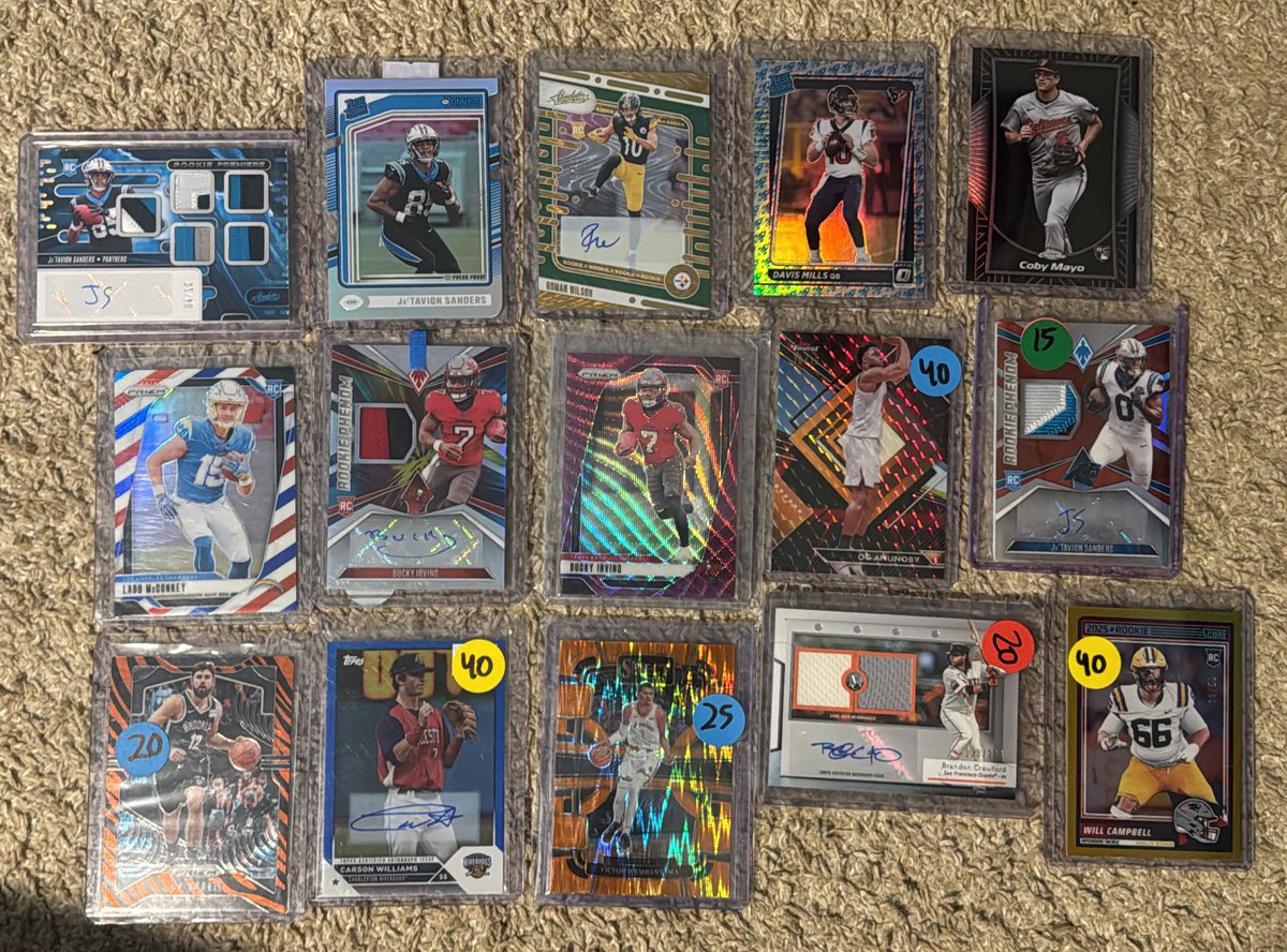 Stuff available this afternoon! Ignore any stickers!

Ask on any prices or numbering, or just make an offer!

RTs are always appreciated! :D