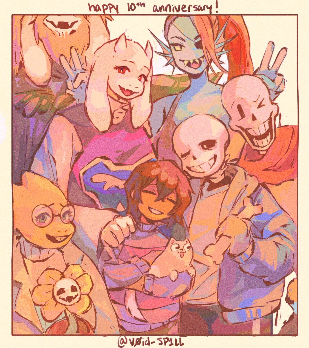 despite everything, it’s still you. #UNDERTALE10周年