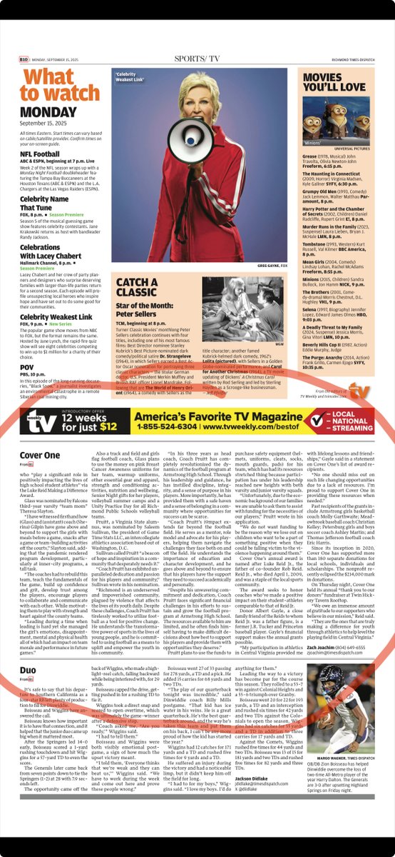 Cover1nonprofit's tweet image. Great article in today's @RTDNEWS talking about @Cover1nonprofit 's Luke Reid Making A Difference Award. Check it out!