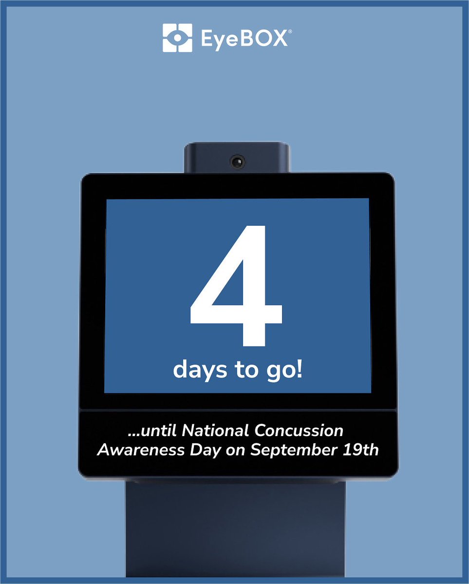 oculogica's tweet image. 4 days to go! National Concussion Awareness Day is September 19. This week is all about the facts, information, and people making a difference in concussion care.

Follow along and help spread awareness using #ConcussionAwarenessDay. 🧠