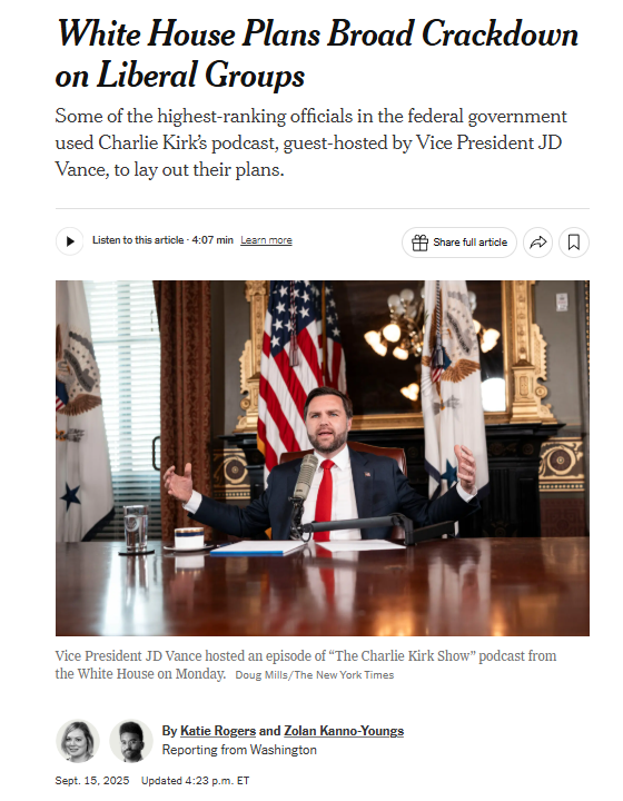 They are trying to make it illegal to be liberal in America, because they hate free speech, hate the Constitution, and are a bunch of authoritarian scumbags