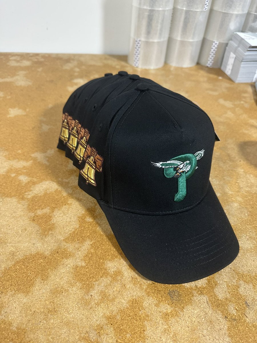 Last 4 of the Black/Green Pheagles hats