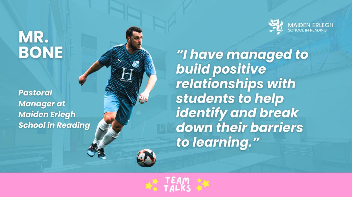 MaidenErleghTru's tweet photo. Dan Bone, Pastoral Manager at @MESReading, shares his approach in our first #TeamTalks. Full story: https://t.co/beKB5PYe6c
#TeamMET #TeamMER #TeamTalks https://t.co/sriQ5Ysgk4