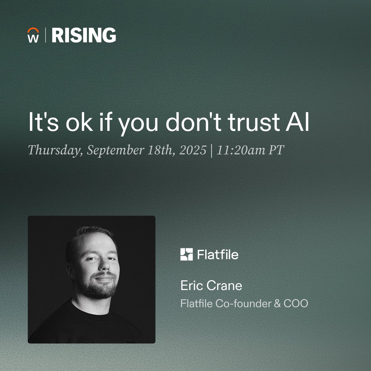 Flatfile tweet media