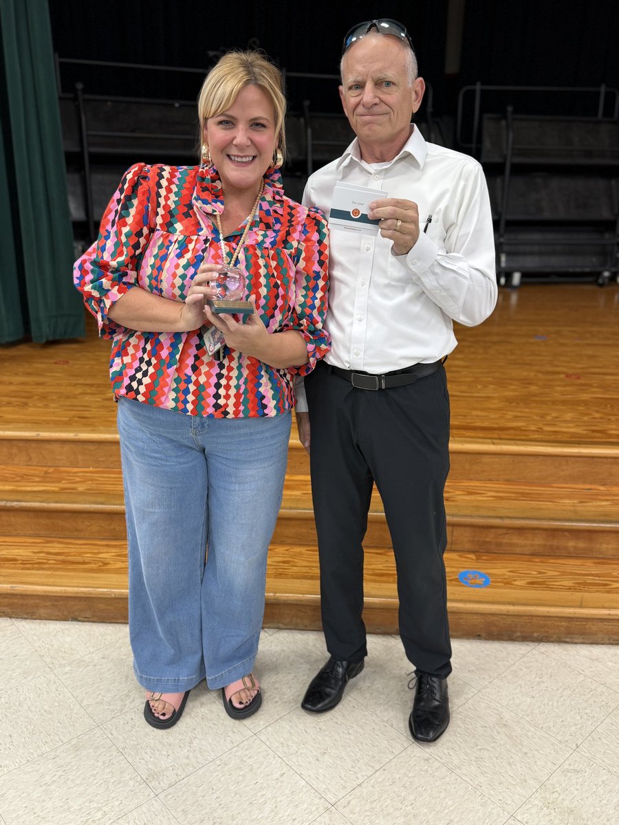 SBE Staff Member of the Month sponsored by Horace Mann goes to Ms. Tiffany Cherry! #theresnoplacelikesbe