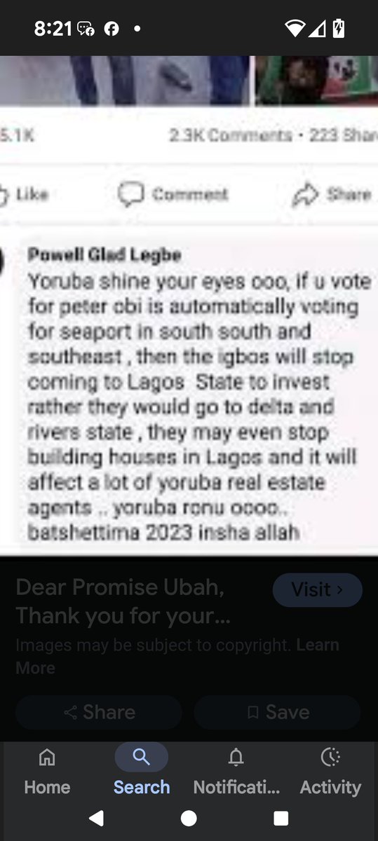 ifeanyiakorjuru's tweet image. Breaking 💯 
If you vote for Peter Obi, you are automatically voting for Seaport....... Yariba Ronu ( Tinibu #support group)

Yaribas must learn to #appreciate, #respect and #acknowledge ( #Ndigbo) their provider and #destiny helper.

Ndigbo should stop pampering and feeding
