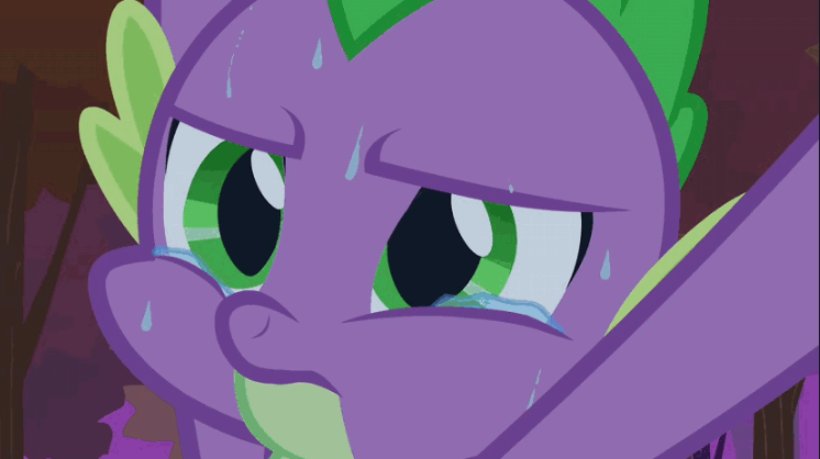 TheLunarArcher's tweet image. That one MLP scene where Spike was being forced to kill an Unborn Child.