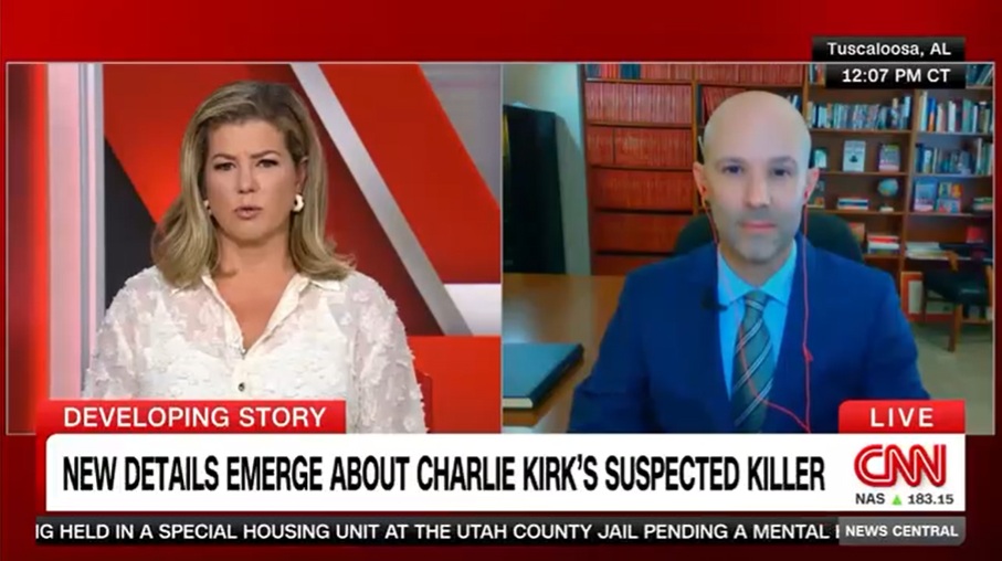 Appreciated the invitation from CNN to discuss Charlie Kirk's suspected killer today. 

Given the killer's apparent history of gaming and self-radicalization, I cited a finding from our recent study (linked in the comments).