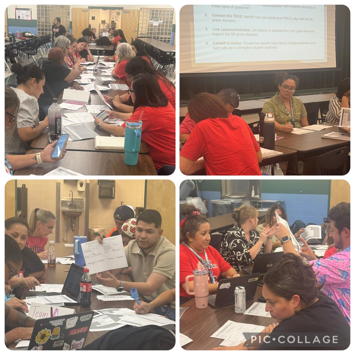 NISDCody's tweet photo. Yup PLC at its finest!! Vertically aligning a math and science TEK across all grades level to include discovery and Pre-K??? We support everywhere. @MsCQuintanilla @RachelLantz6  @georgettecarra5 #wegopublic @SolutionTree #ittakesusall #educatorscan https://t.co/mdgHWguULd