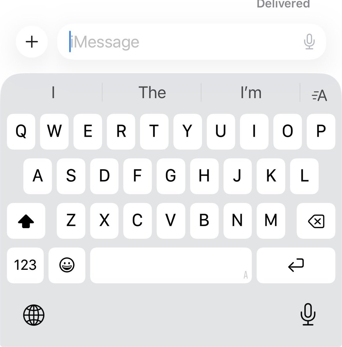 #iOS26 keyboard now looks like Android. So far I don’t like the new design