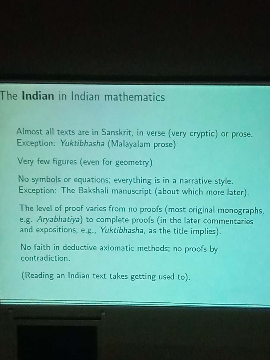 Found that one slide of Prof. Divakaran's talk. RIP Sir.  #history #Mathematics