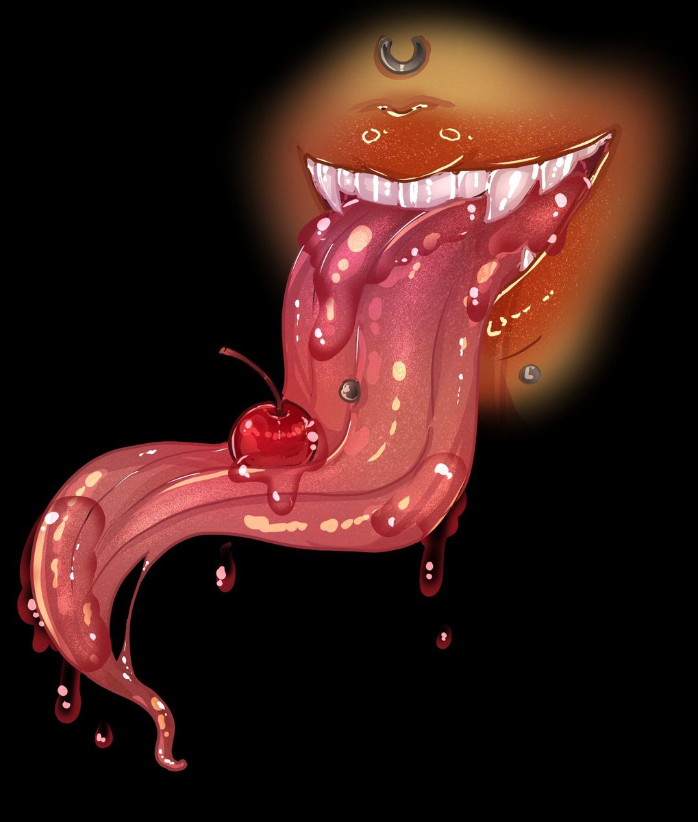 I flashed you my tongue now come join me! 
hehe happy Monday. 

🎨 Samanila 

twitch.tv/guiltythorns