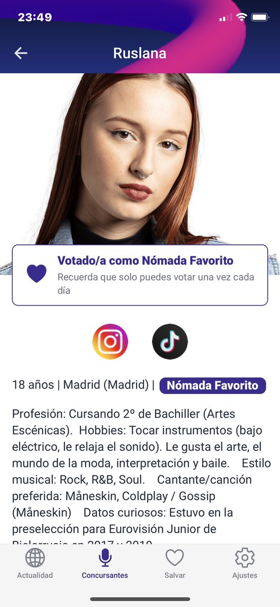 nataliargon4's tweet photo. bueno por lo que sea yo ya he votado  #OTGala0 https://t.co/CtW2eiqV9E