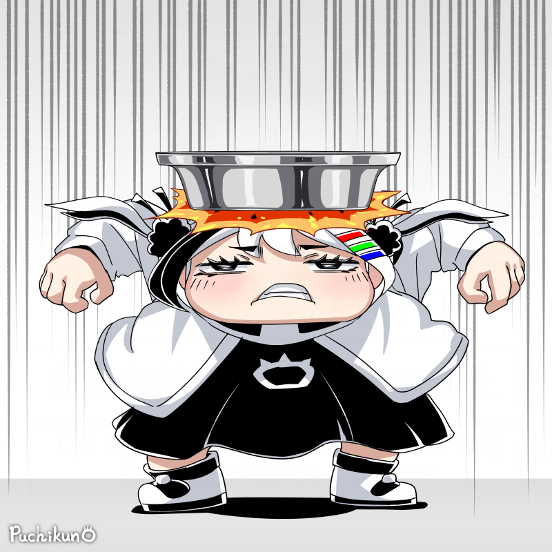 「おはモノチ 「アイ゛ンッ!」 #MonochiProject」|ぷちくん/puchikun（絵師）のイラスト