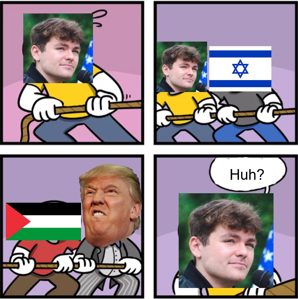 When Nick Fuentes is falling harder for the Mossad operation than <a href="/realDonaldTrump/">Donald J. Trump</a> 

RIP Groypers 2019-2025