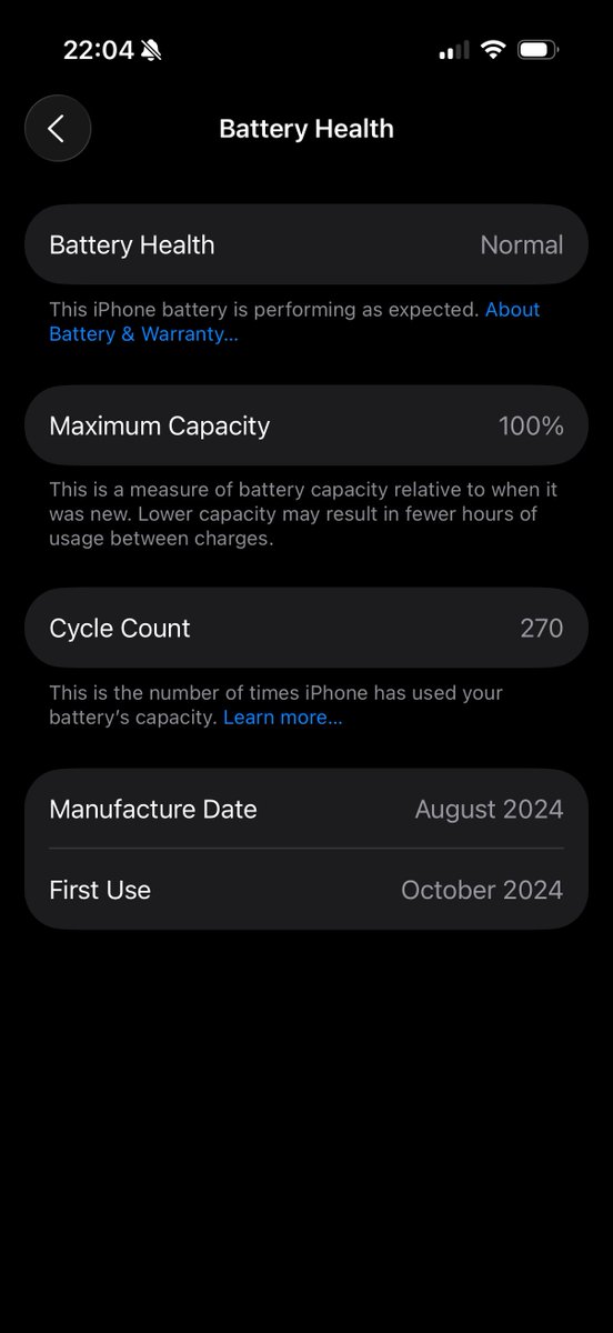 shortword's tweet image. How’s your iPhone 16 Pro battery doing??
