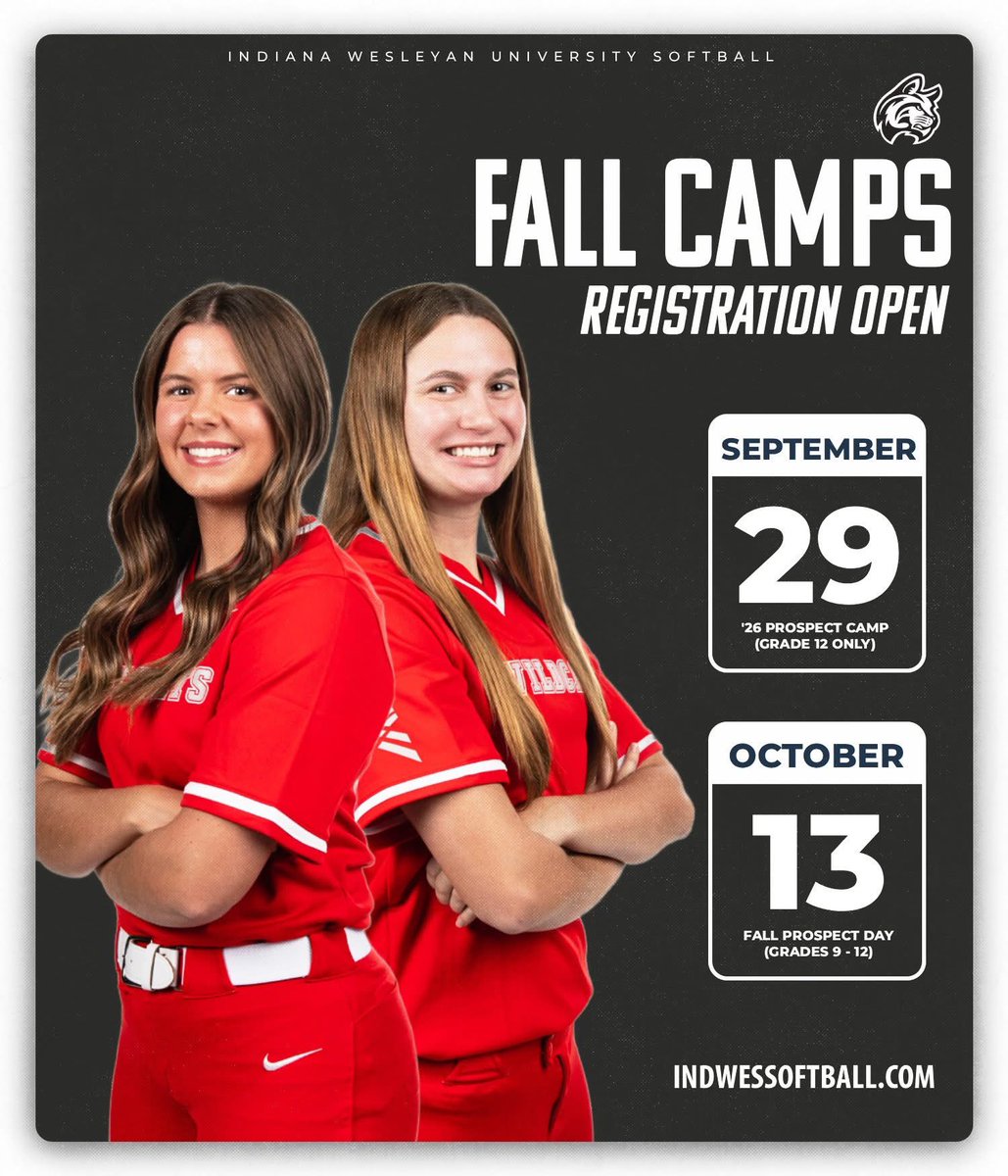 There’s limited space available for our fall camps. Register at indwessoftball.com today to reserve your spot at camp.