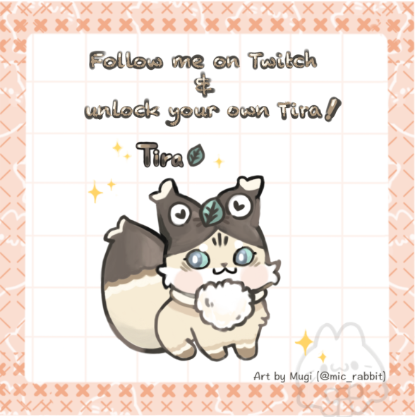 mic_rabbit's tweet photo. Our winner of the poll, "Tira" is our new friend on stream! You can now spawn a Tira stream avatar during my stream if you follow me on twitch. #streamavatar https://t.co/NIFT3N0huK