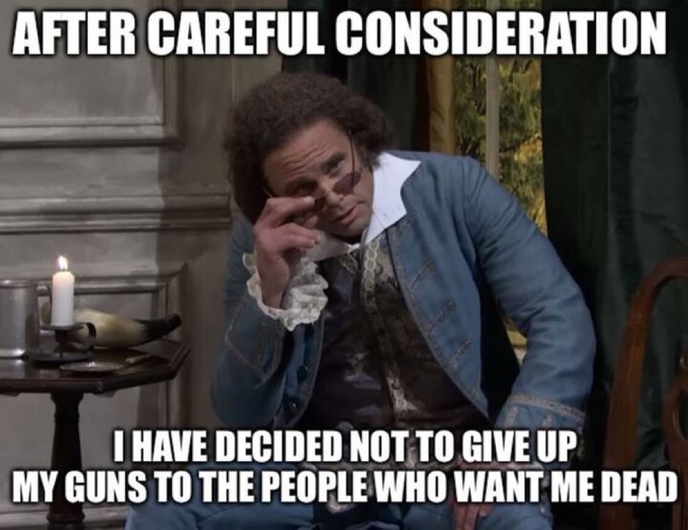 Just so we’re clear I’m not giving up shit.