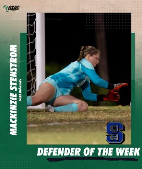 gsacsports's tweet photo. ⚽️Women’s Soccer Players of the Week are in!
⭐️ Offensive Player of the Week- Maddy Traylor @TMUAthletics
⭐️ Defender of the Week- Mackinzie Stenstrom @SokaAthletics
Congratulations to these Women’s soccer players!
#gsacwsoc #therightwaytoplay https://t.co/pxaaA7phUV