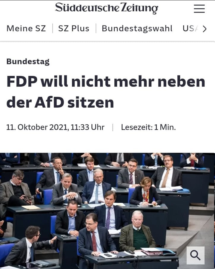 Könnt Ihr Euch noch daran erinnern? Der Wunsch der FDP hat sich ja nun inzwischen erfüllt!🤭

Wie sagt der Brite?
"Be careful what you wish for"😃