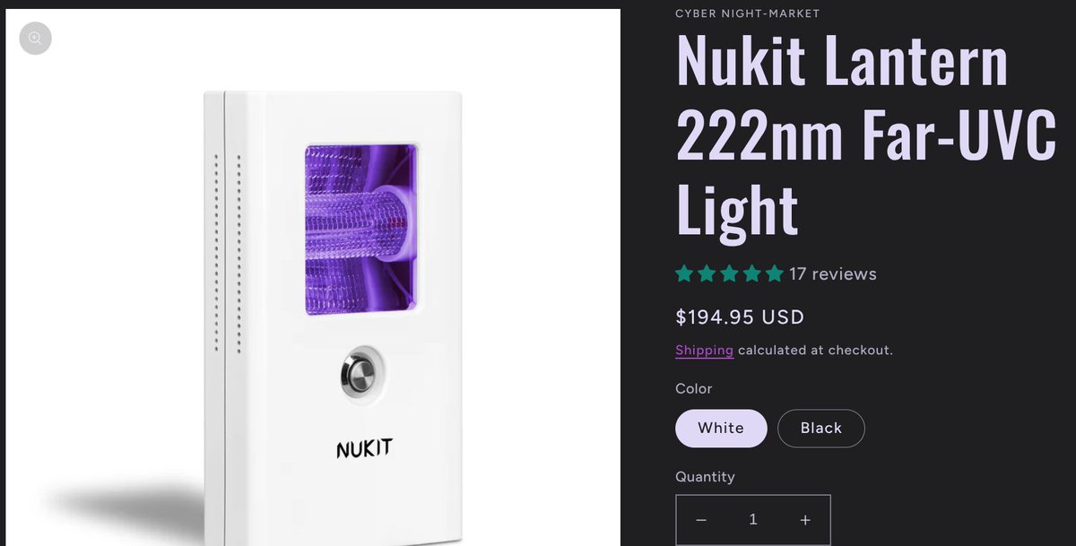 mlh496's tweet image. The best Far UV-C fixtures I&apos;ve found are from @NukitToBeSure. They&apos;re serious about quality control &amp;amp; science-based claims.