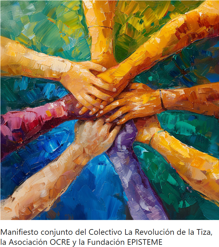 La Asociación de Profesores de Filosofía de Madrid suscribe y apoya el Manifiesto conjunto del Colectivo La Revolución de la Tiza, la Asociación OCRE y la Fundación EPISTEME sobre la situación de la Educación.
drive.google.com/file/d/1h18tLv…