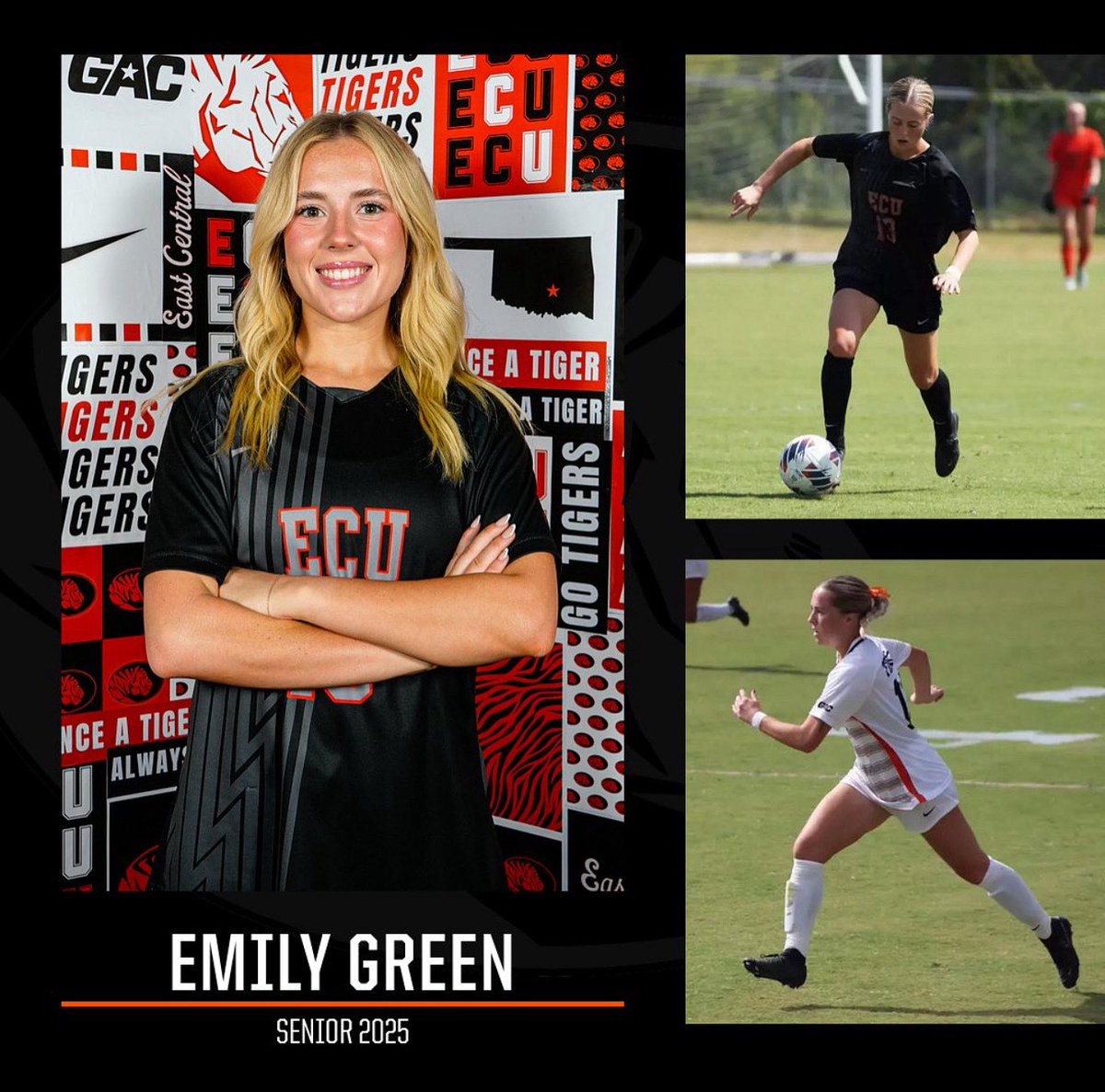 Senior week! 
From day one, Emily has been the player who never quit — diving into tackles, chasing every ball, and setting the tone with relentless effort.
Thank you, Emily, for leaving it all on the field!
#seniorweek #EarnTheRight #onceatigeralwaysatiger🐯