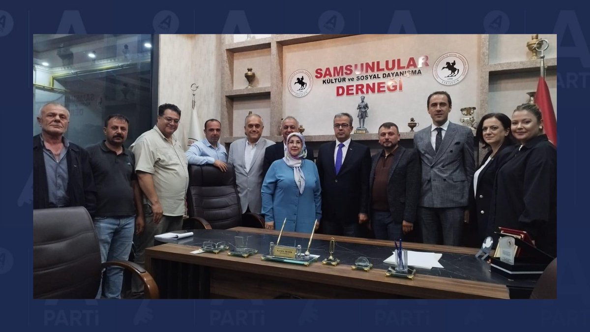 İl teşkilatımız ile birlikte Eskişehir Samsunlular Derneği’ni ziyaret ettik. Samsunlu hemşerilerimizin Genel Başkanımıza ve partimize duydukları ilgi, sevgi ve destek bizleri ziyadesiyle mutlu etti. Samimi sohbetimizin ardından kıymetli hemşerilerimiz partimize katılım