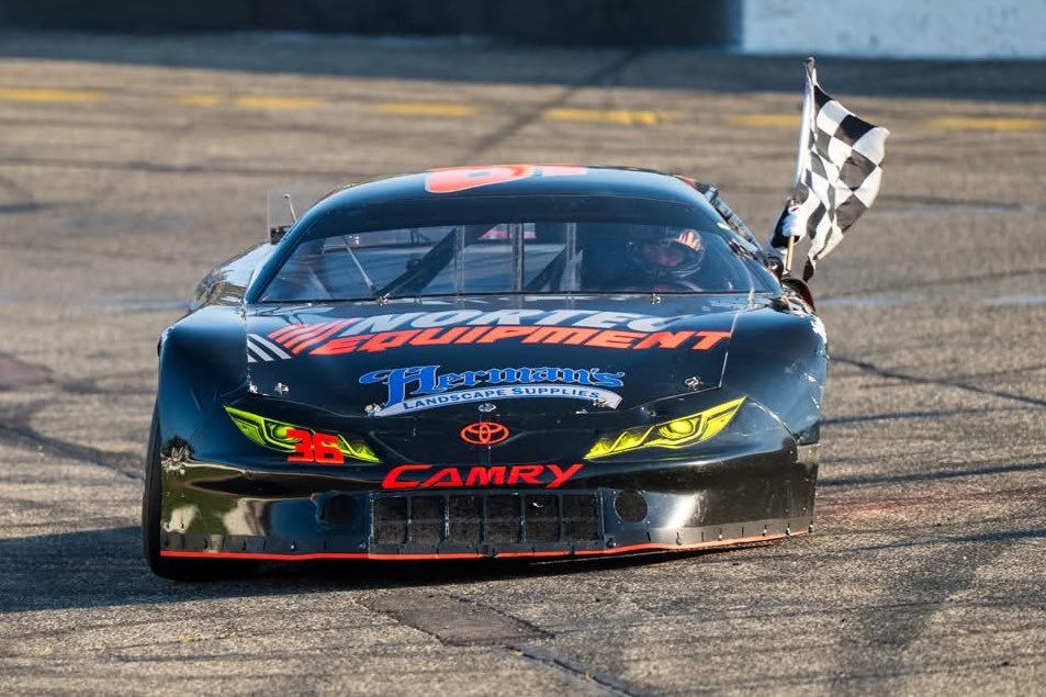 YOUNGEST NATIONAL SHORT TRACK CHAMPION!!!

Started 4th, got to the lead in 11 laps and pulled out to a 4 second lead in the 100 lap feature 

Nortec Equipment LLC | MFR |.  Herman's Landscape Supplies | <a href="/ToyotaRacing/">Toyota Racing</a> | Allstar Performance | Jerin Trucking | Fredrickson Farm’s |