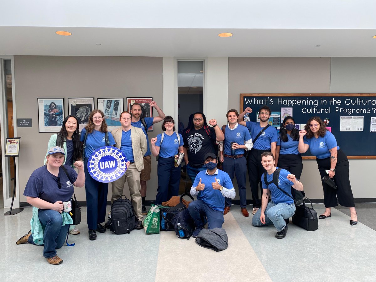 Last week, our Bargaining Committee kicked off our first bargaining session of the semester!

We’re proud to have such a strong, interdisciplinary team at the table, fighting for a fair contract that reflects the value of ALL our members.

Stay tuned - we’re just getting started!
