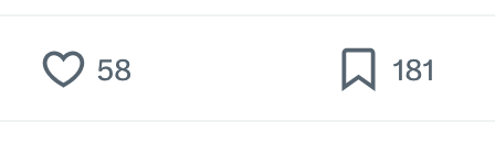 This is what I call quality tweets.

Bookmark > Likes = Value