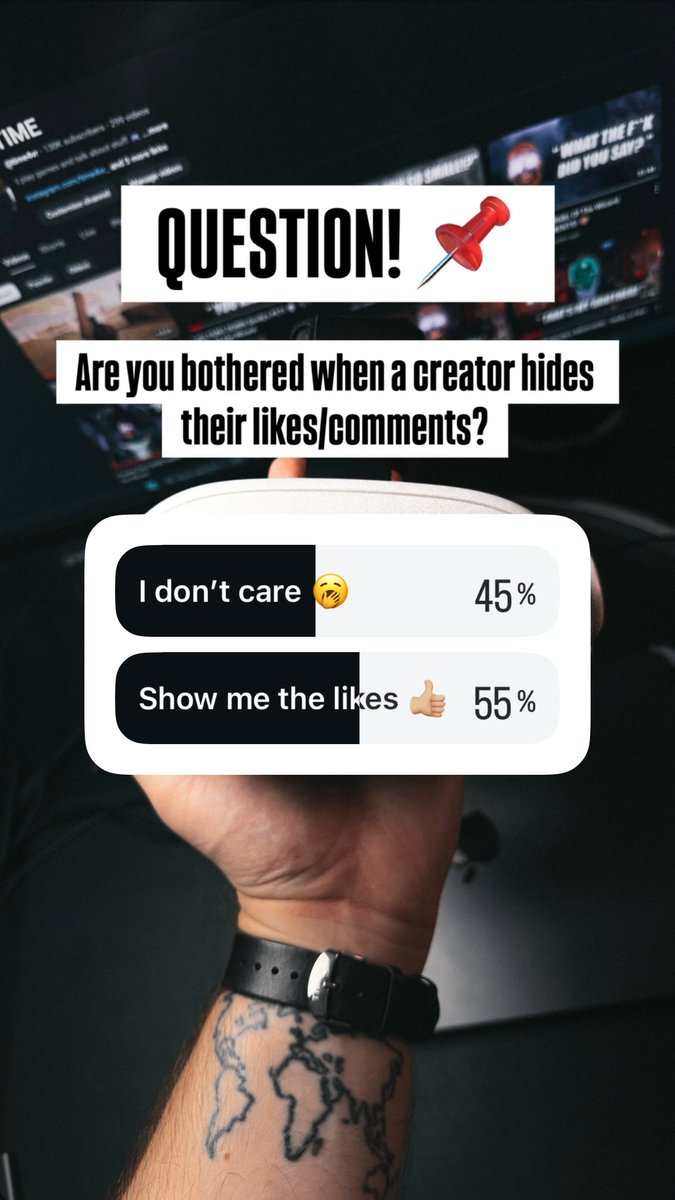 I've been running an IG experiment: Does hiding likes &amp; shares actually change engagement?

On one hand: 🤚
• Looks like you’re covering bad stats/bots
• Low numbers discourage viewers (→ seen as "bad content”)

On the other: ✋
• Less friction = easier for people to engage