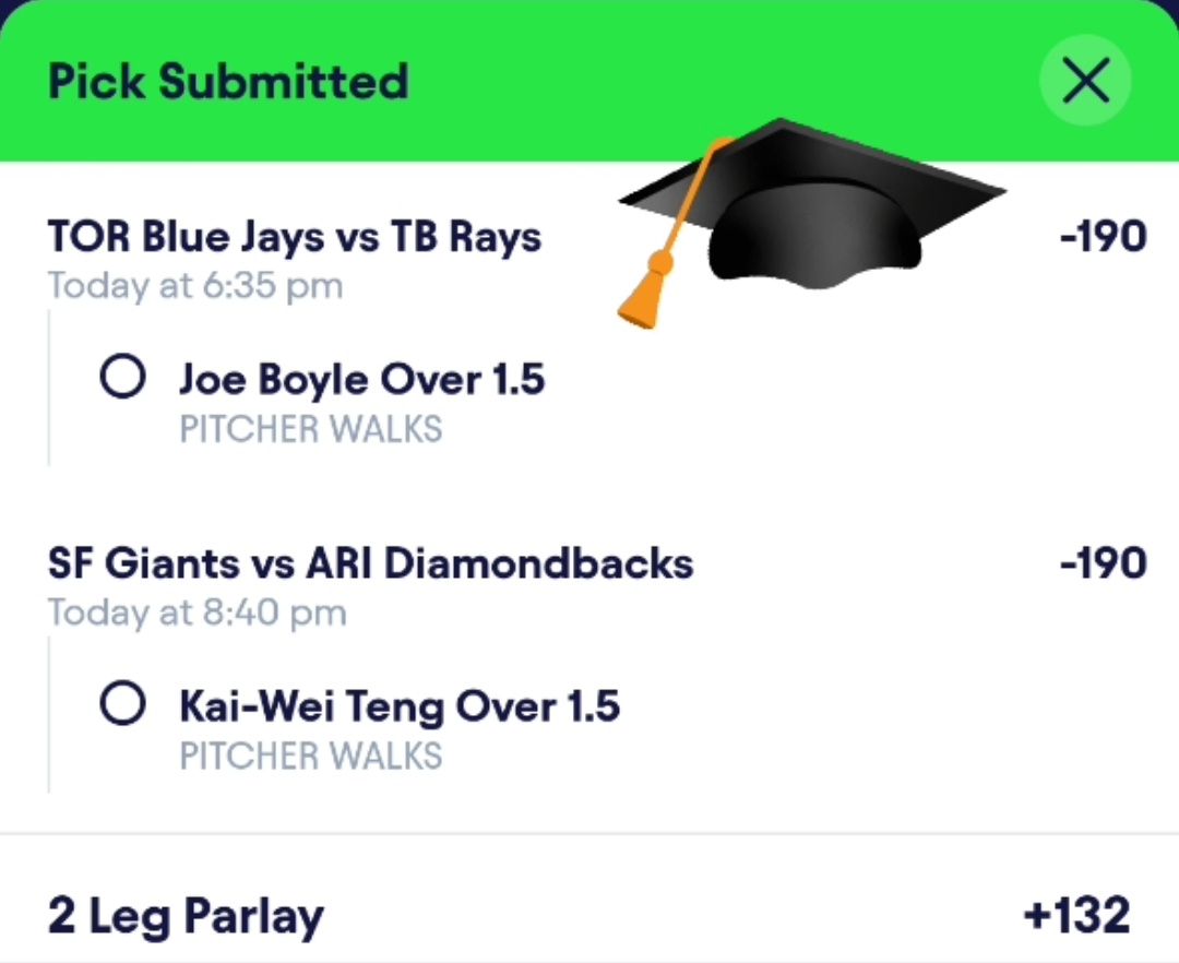 BiggenTech's tweet image. 🎓9/15 Walk Spots⚾️

Boyle:
-proj 2.6 BB thru 4.8 IP
-avg 19.1 OS%
-62.4% Walk rate on 3 ball counts

Teng:
-proj 2.7 BB thru 4.7 IP
-11.5 BB% away
-71.7% Walk rate on 3 ball counts

301-187👨‍🎓

#MoundVisitMonday