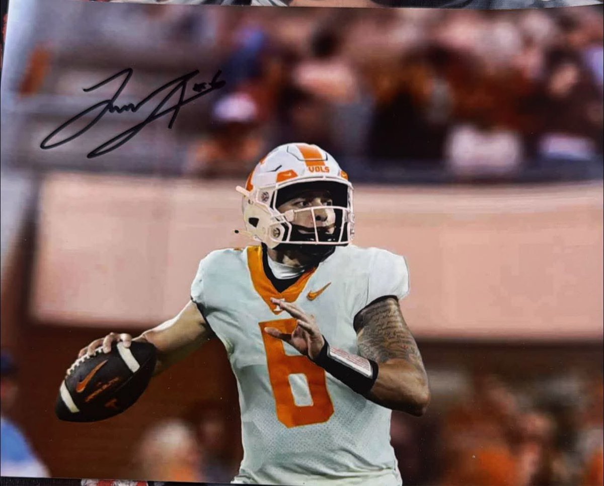 🏈🏈Custom signed Joey Football photos and 8x10s are back in stock at both locations!🏈🏈

✅8x10s-$30
✅Custom painted signed prints-$100 each!