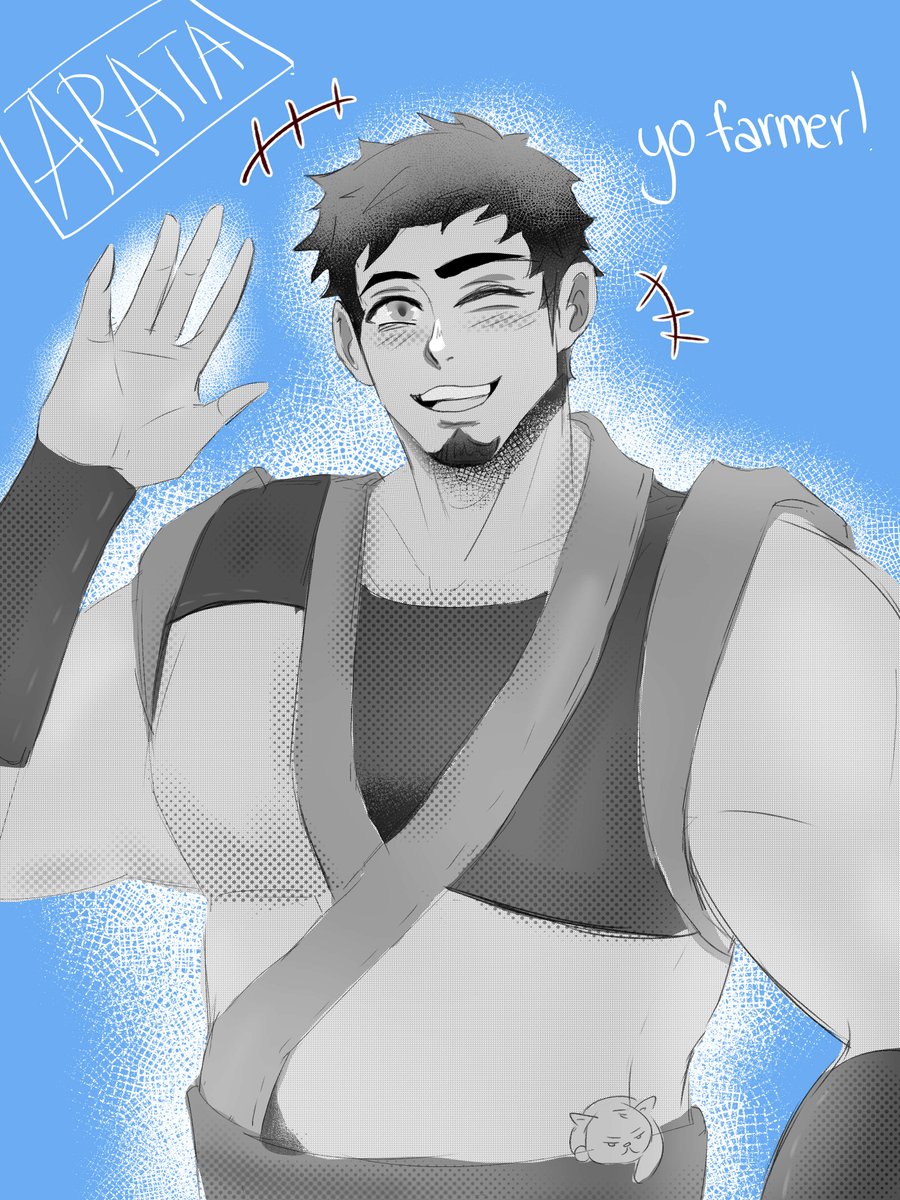 My himbo husband, Arata from #GrandBazaar