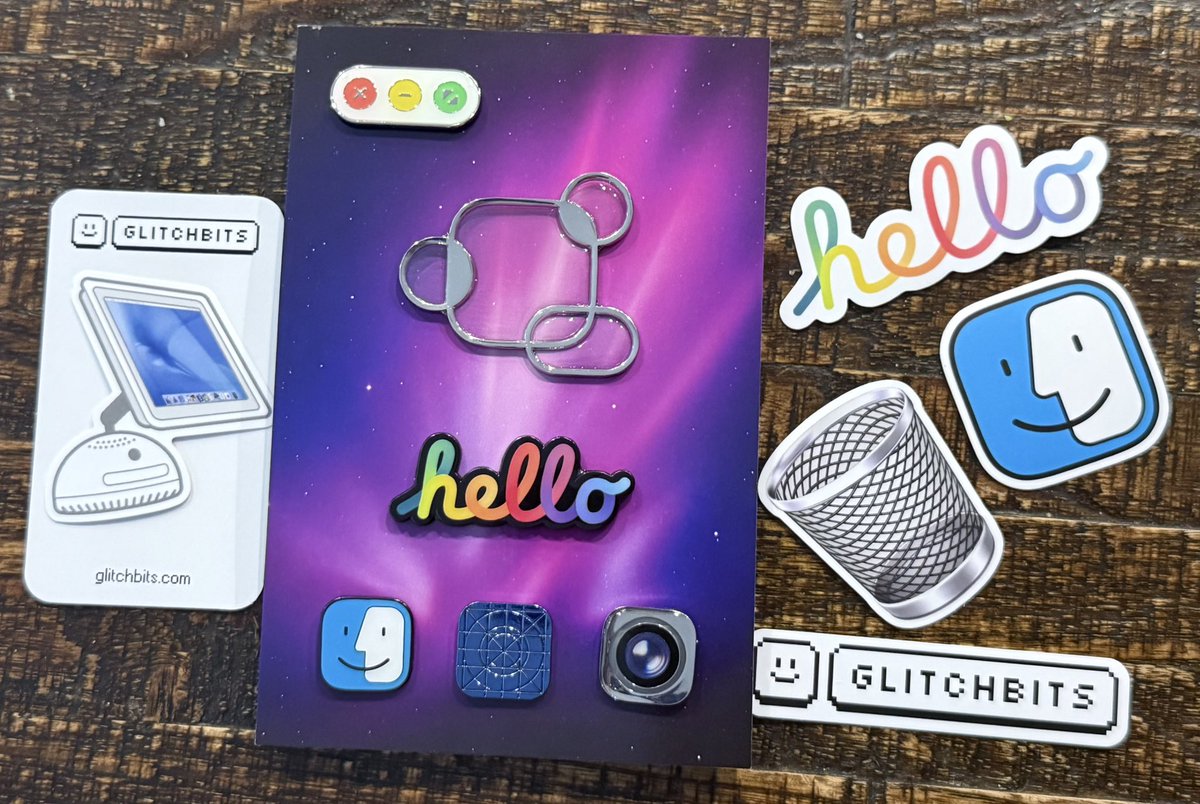 MarkoMarkolovic's tweet photo. I love that my pins arrived on the same day as #iOS26. They look pretty cool and now my lanyard gets an update along with my #Apple devices. https://t.co/VJXRSBWQCi