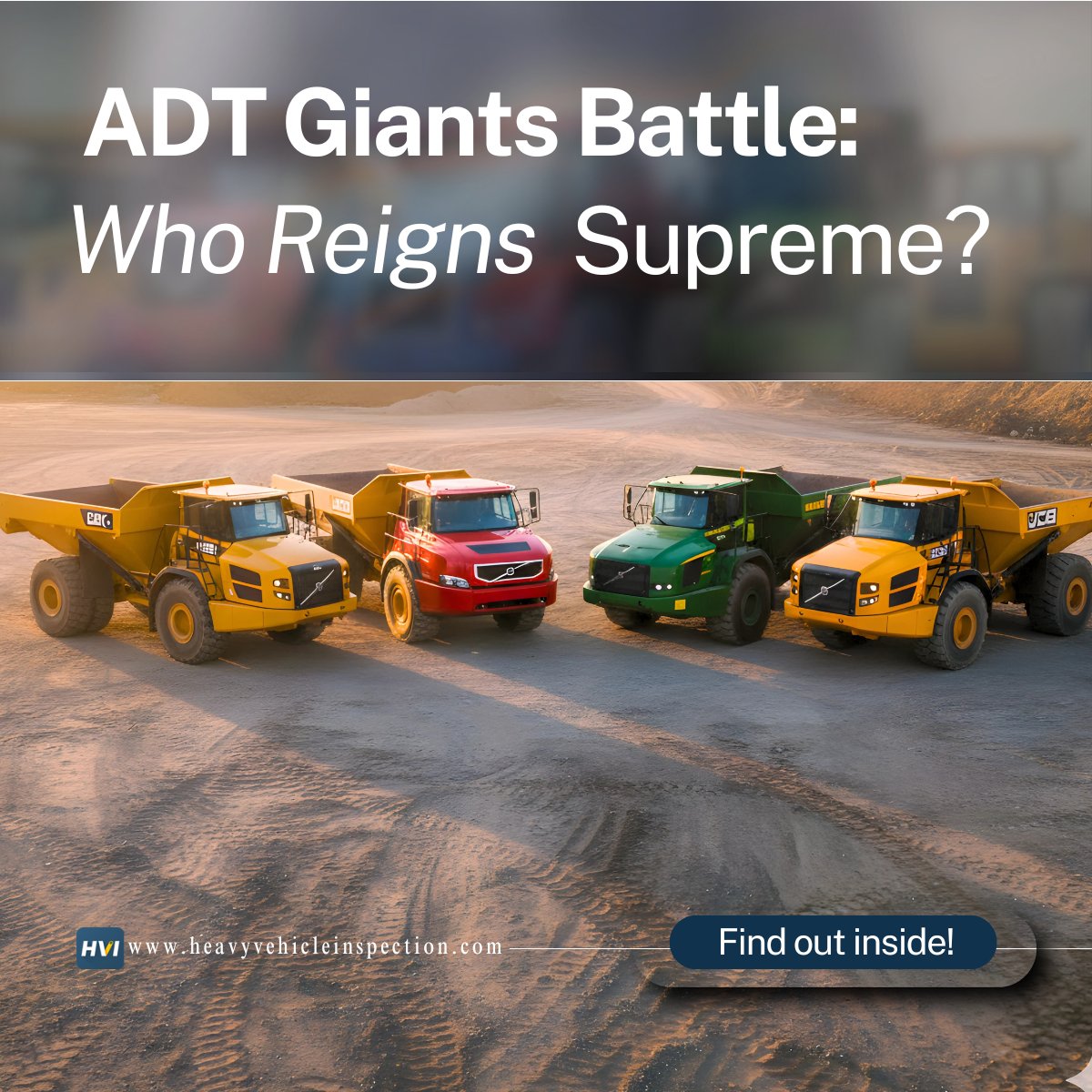 HviApp's tweet photo. The ADT market is exploding to $15.6B by 2030! 📈 But who really leads the pack?

We compare the giants: 🚜 Cat⛽ Volvo  Komatsu 💻 Deere🔧 JCB
 
Find out which ADT reigns supreme for YOUR next project! 👇 https://t.co/RlCDK7nRTN

#ConstructionEquipment #HeavyMachinery #Mining https://t.co/LN5sLn1g3v