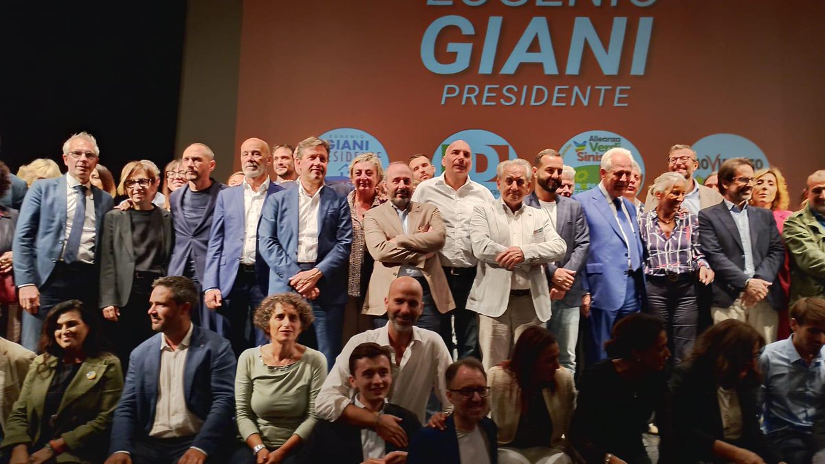 Il Presidente <a href="/EugenioGiani/">Eugenio Giani</a> lancia la sua sfida per la #Toscana del futuro. Tutti noi del centrosinistra al suo fianco. #casariformista