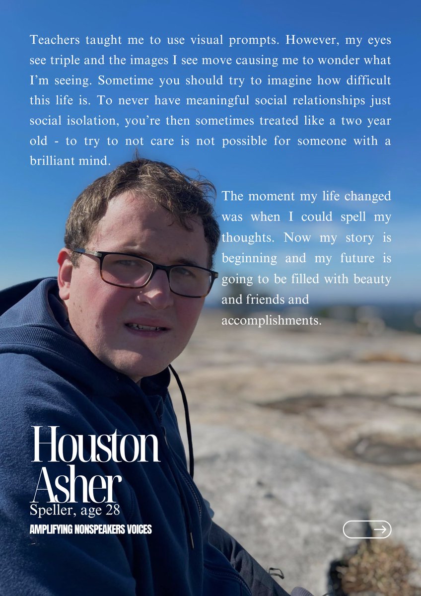 nonspeakersv's tweet photo. Houston Asher, speller age 28
#autism #nonspeakingautism #spellers #rpm #s2c #spelltocommunicate #autismfamily #autismmoms #autismdads https://t.co/VZqmkcfgcq